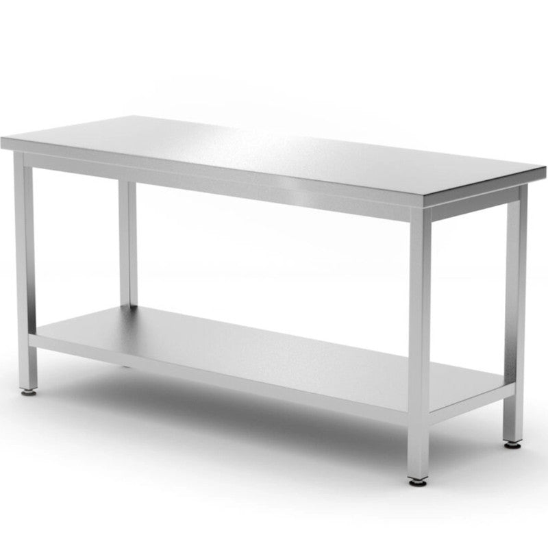 Werktafel – Werkbank – Werkblad – Werkbanktafel – Werkoppervlak – RVS 120x60x85 cm – Verstelbare Poten