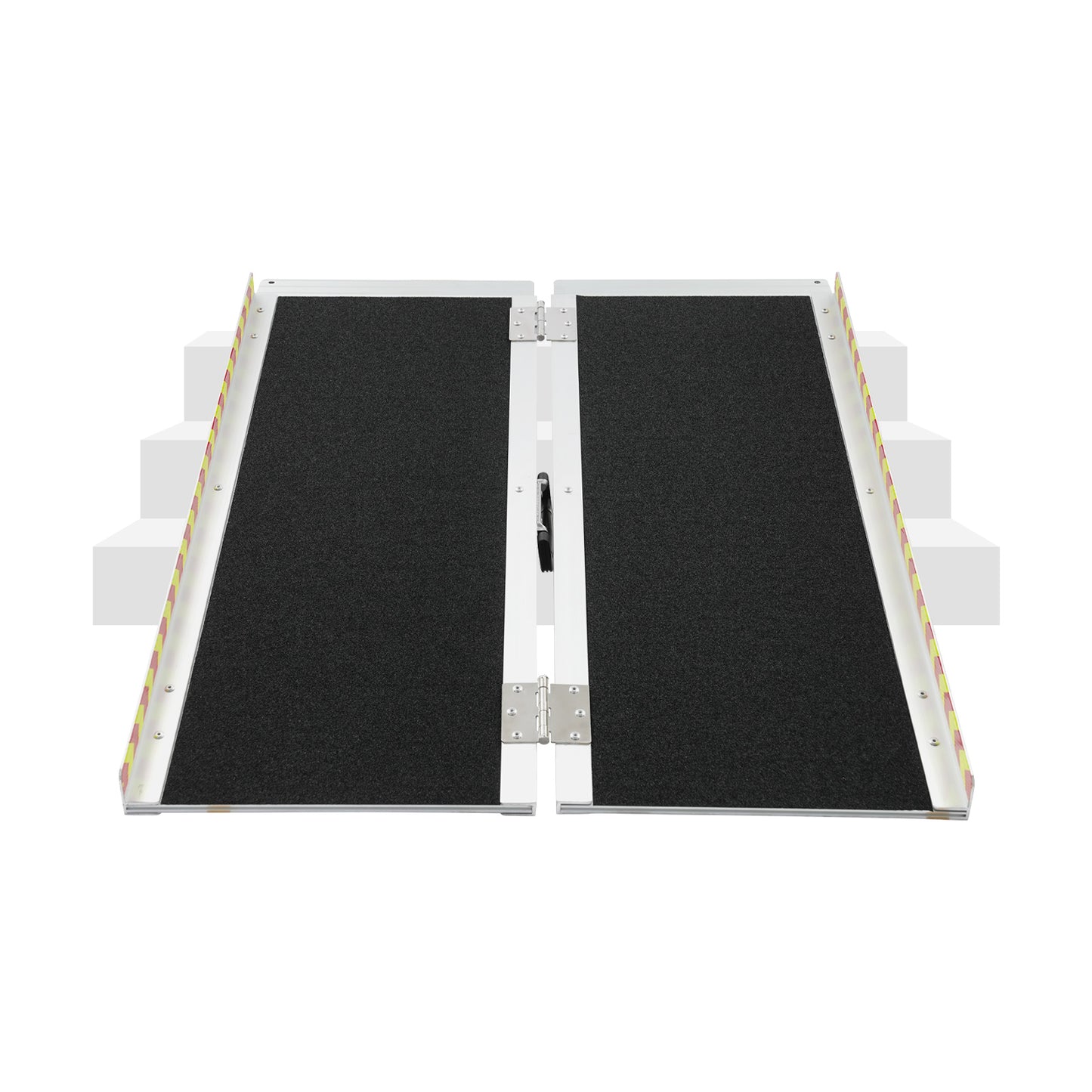 91.44cm Portable Ramp | Folding Handicap Ramp with Handle, Aluminum Alloy Material by NaMaSyo for Steps/Stairs/Scooter