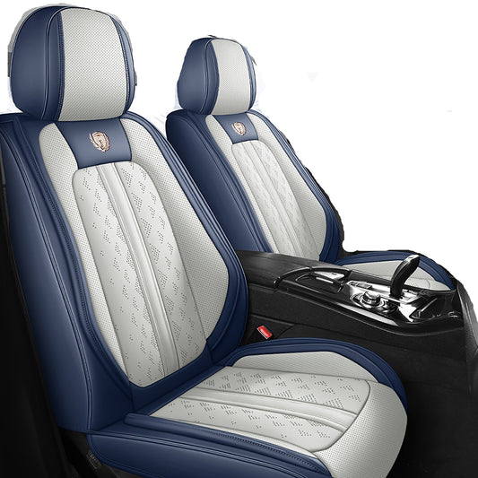Autostoelhoezen – Stoelhoezen Auto – Stoelbeschermers – Autostoelbekleding – Autostoelkussen – Universele Pasvorm 5 Zitplaatsen – Nappa Leder Met Comfortabele Sponsvulling