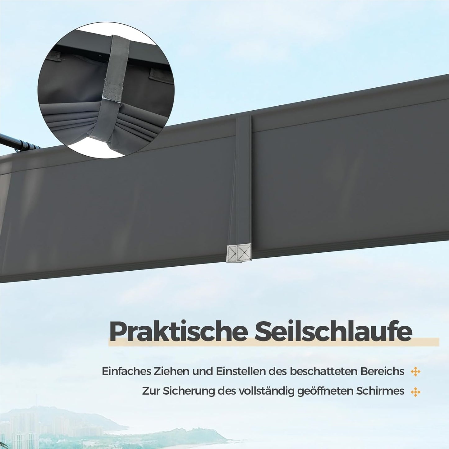 Pergola – Tuinpaviljoen – Prieel – Terrasoverkapping – Zonwering – Waterdicht schuifdak – Stabiel metalen frame 3,1x3,1 m