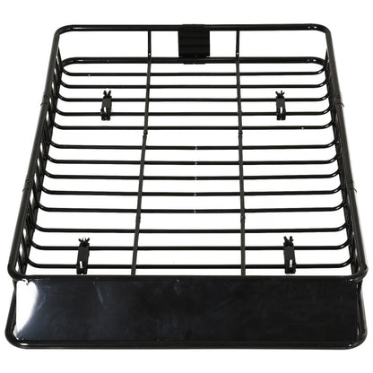 Dakkofferdrager – Dakdrager – Dakrek – Bagagedrager – Universele Dakdrager Zwart – Verstelbaar 109-162 cm – Max Belastbaar 100 kg