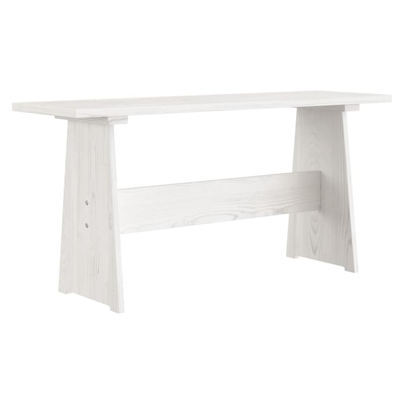 Eettafel – Houten Tafel – Grenen Tafel – Eetkamertafel – Keukentafel – Massief Grenenhout – Compact Formaat – Witte Kleur