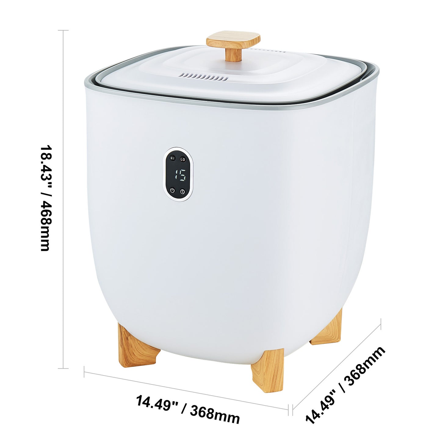 Handdoekdroger – Handdoekwarmer – Badhanddoekverwarmer – Badkamerradiator – Handdoekverwarmer Elektrisch – 25 Liter Inhoud – Aromazone Met Timerstanden