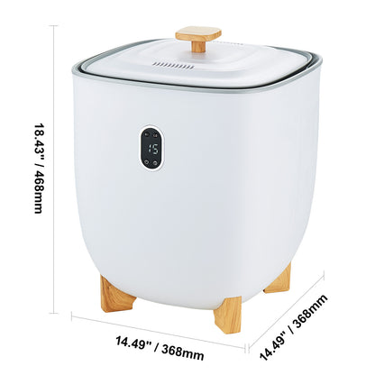 Handdoekdroger – Handdoekwarmer – Badhanddoekverwarmer – Badkamerradiator – Handdoekverwarmer Elektrisch – 25 Liter Inhoud – Aromazone Met Timerstanden