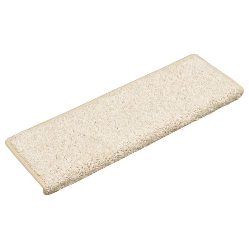 Trapmatten – Trapbekleding – Antislip Matten – Traplopers – Wit – 15 Stuks – 65x21x4 cm – Veilig & Comfortabel