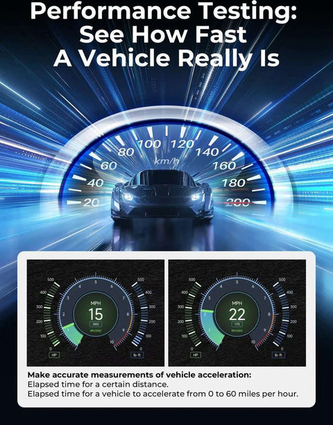OBD2-scanner - Diagnosecomputer - Slimme diagnosetool - Foutverwijdering - 28 resetfuncties - Draadloos - Volledige systeemcodelezer - Actieve test