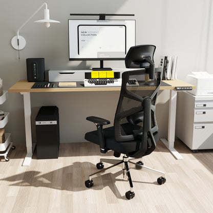 Bureaustoel – Bureaufauteuil – Office Chair – Draaistoel – Ergonomische Stoel – Verstelbare 4D Armleuningen – Ademend Mesh Rugleuning