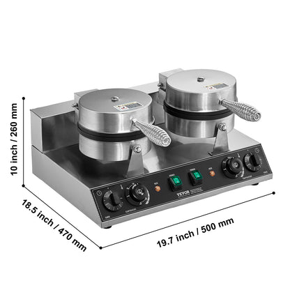 Crepemaker – Pannenkoekenmaker – Crêpe Maker – Pancake Maker – Bakplaat – 40 cm – 3000W Roestvrij Staal