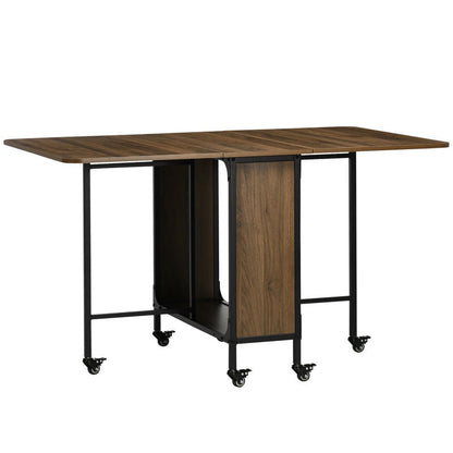Opvouwbare Tafel – Klaptafel – Campingtafel – Eettafel – Inklapbare Tafel – Ruimtebesparend Design – Stabiel Metaal Houten Frame