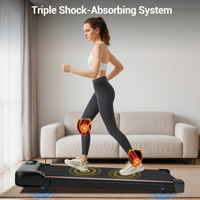 Wandelloper – Loopband – Loopmachine – Hometrainer – Treadmill – Draagbaar & Compact – Stil Met 5% Hellingsfunctie