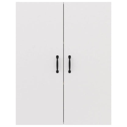 Wandkast Wit – Muurkast Opbergkast Opbergsysteem Opbergmeubel – Softwood Materiaal – Ruimtebesparend Verticale Organizer 69,5x34x90cm