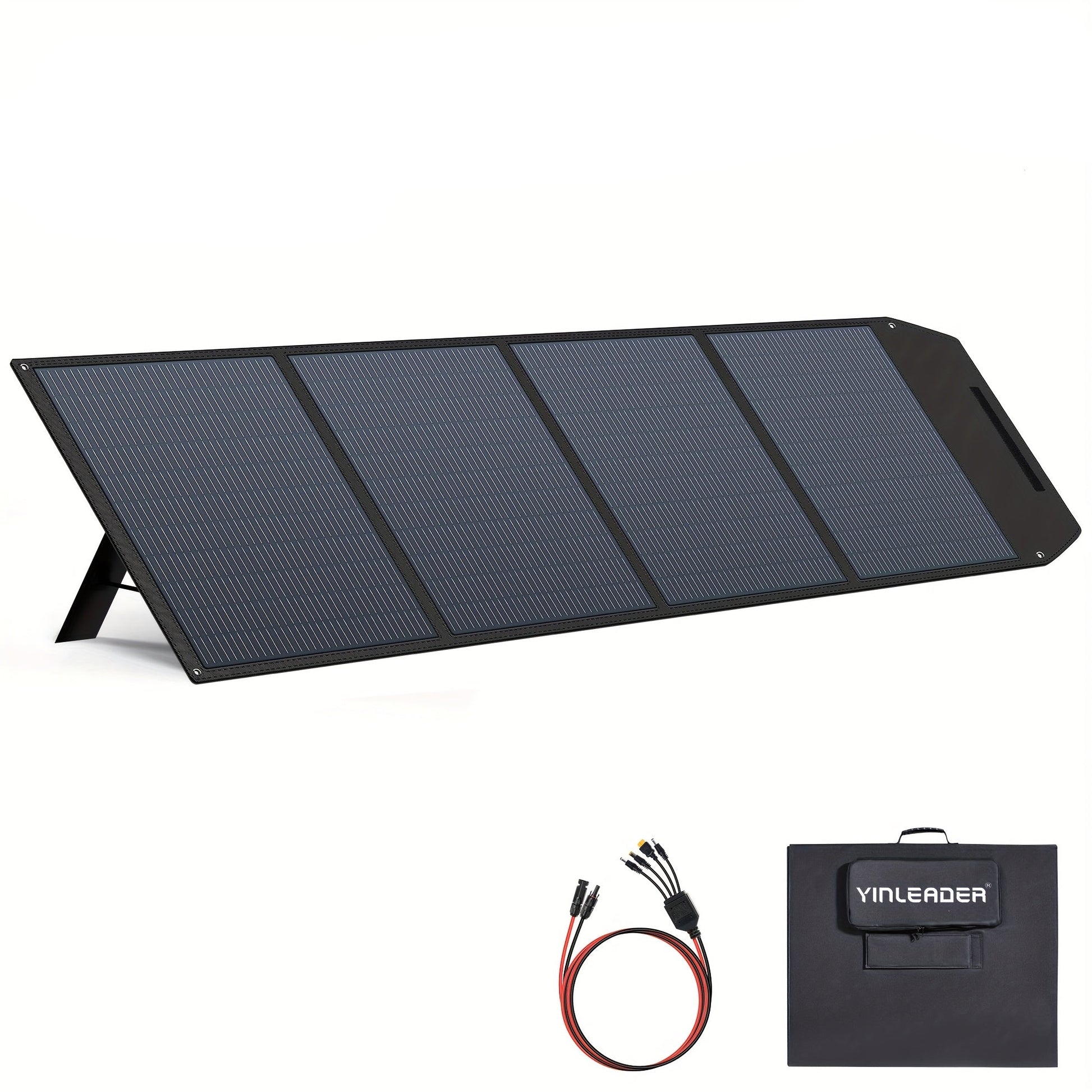 Zonnepaneel – Solar Panel – Opvouwbaar Paneel – Draagbaar Zonnepaneel – Zonne-energie – 400W Vermogen – Monokristallijn 22,5% Efficiëntie - QUORE