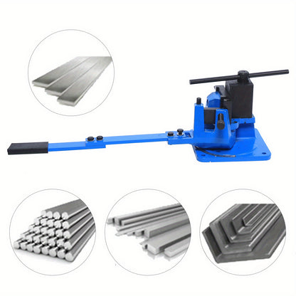 Heavy-Duty Manual Tube Bender with Adjustable 0-180° Bending Angle, 1/4"-1" Pipe Capacity & 4-Position Clamping System - Heavy-Duty Steel Construction, Ergonomic Lever Mechanism for Precision Pipe Bending (No Folding) - Idea