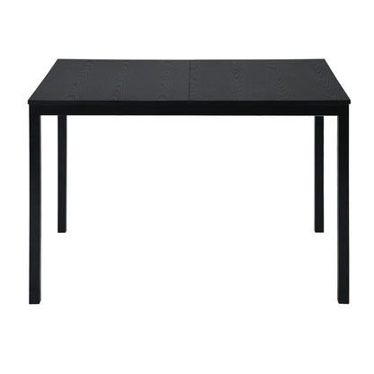 Verstelbare Eettafel – Uitschuifbare Tafel – Eetkamertafel – Uitklapbare Tafel – Industriële Tafel – Scandinavisch Design – 120-160 cm Lengte – Mat MDF Blad