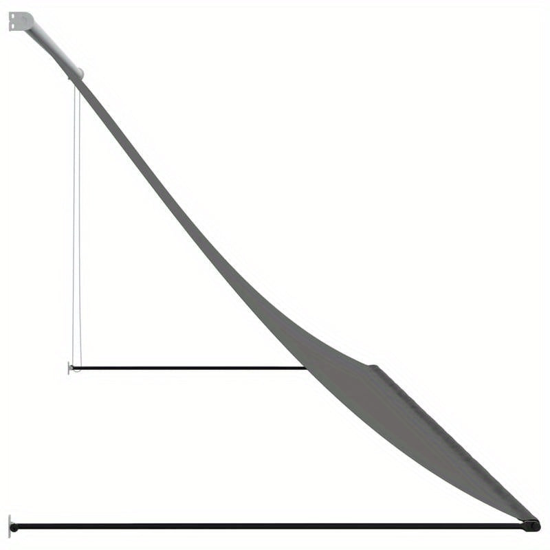 Uitschuifbare Zonwering – Terrasoverkapping – Markies – Balkonzonwering – Tuinzonwering – Waterdicht & Vuilbestendig – 300x150 cm Antraciet Polyester met Staal Frame