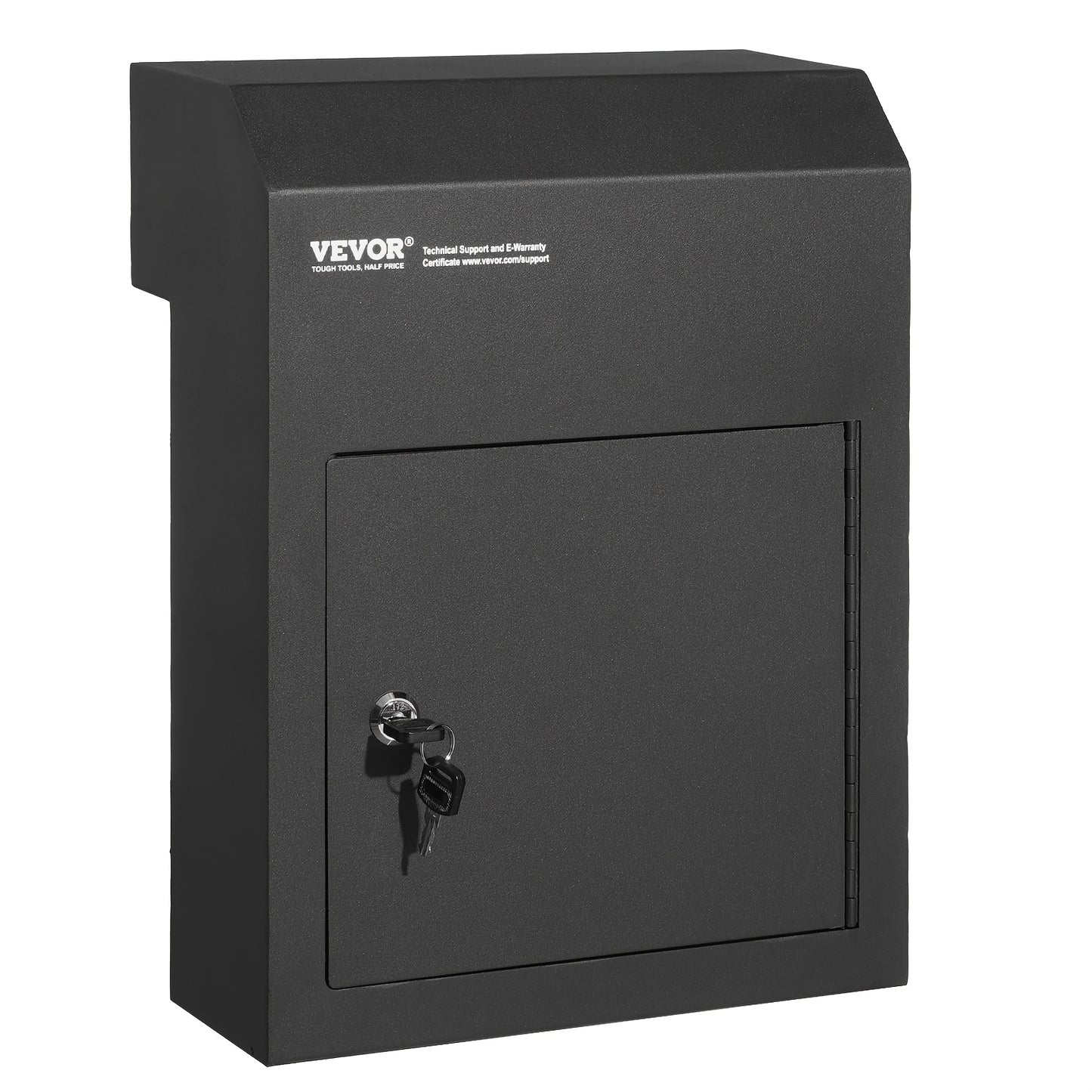 Sleuteldoos – Sleutelbox – Sleutelkluis – Sleutelhouder – Sleutelopslag – Zwart – Stalen Behuizing – 4,57 cm Baardcilinder Slot – Weerbestendig – 30,48x15,24x40,64 cm