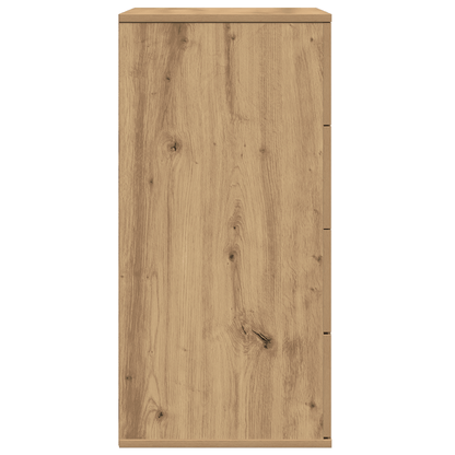 Sideboard Ambachtelijk oak 60 x 39 x 80cm Bewerkt wood Removable storage practical
