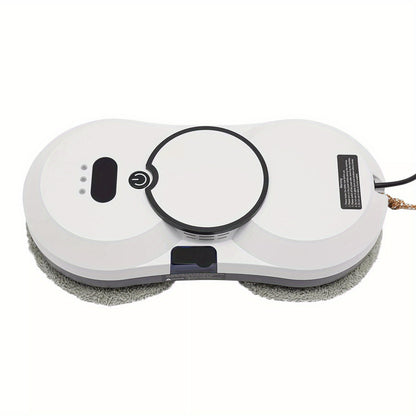 Raamreinigingsrobot – Ramenrobot – Glazenreiniger – Stofzuigerrobot – Dweilrobot – 2-in-1 Stofzuigen en Dweilen – Wit Modern Design – Sterke Draagkracht 6 kg