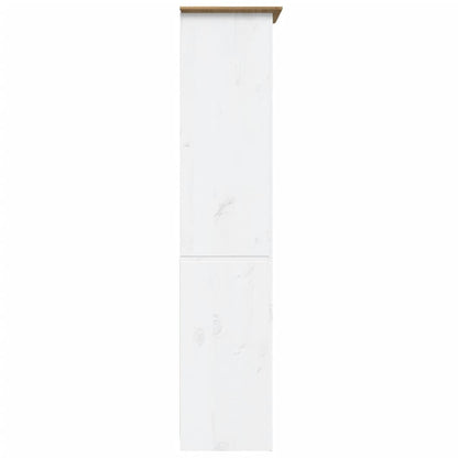 Boekenkast – Boekenkasten – Boekenplank – Opbergkast – Wandkast – Massief Hout – 5 Ruime Planken – Wit Gelakt – Compact Design