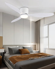 Plafondventilator met verlichting - 106cm - Afstandsbediening - Plafond Lamp - Wit - Slaapkamer - LED - Timer - 6 standen - Plafonniere