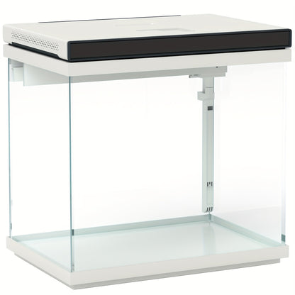 Aquarium – Vissenkom – Vissenbak – Visglas – Viskit – Rechthoekig – 26 Liter – Inclusief Filter en Pomp – Wit