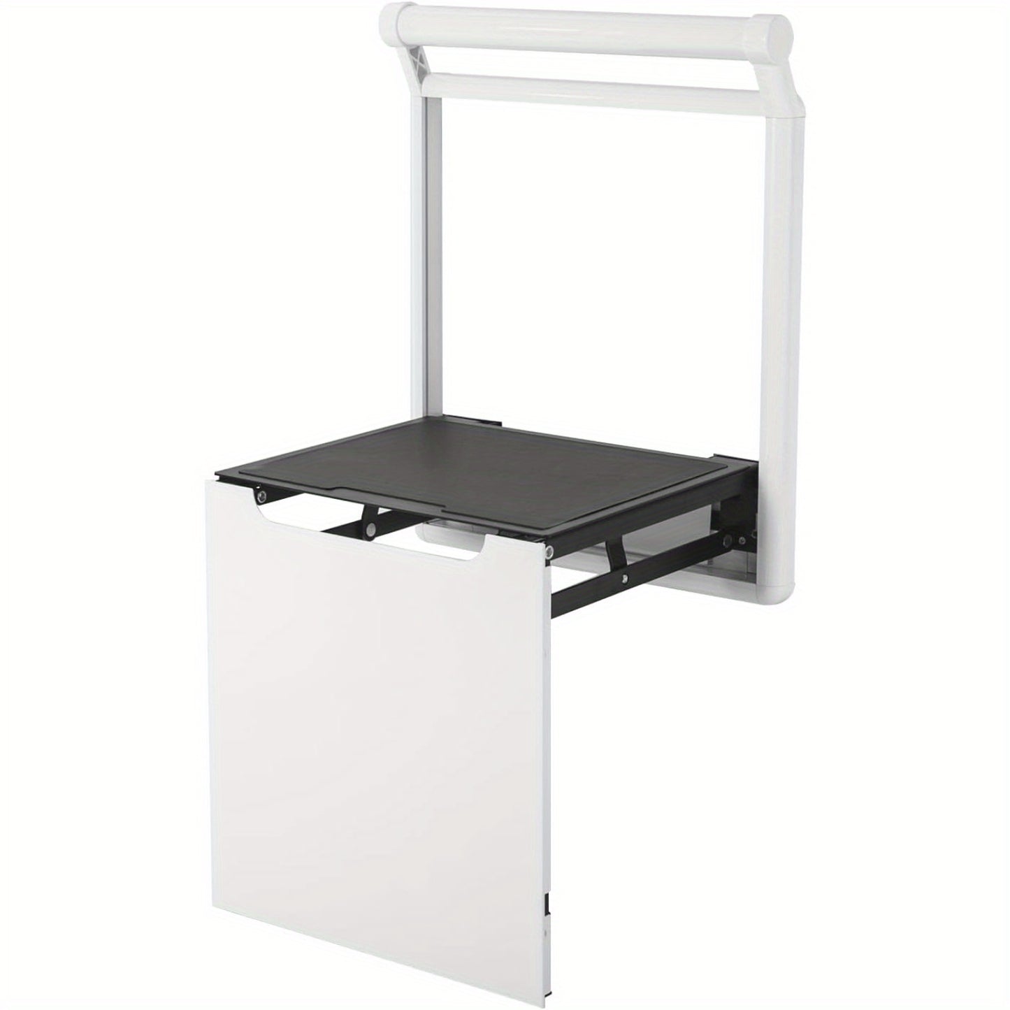 Douchekruk – Douchezitstoel – Douchestoel – Douchezitje – Badkamerkruk – Opklapbaar – Aluminium Frame & Imitatieleer – Max. Belastbaarheid 150 kg
