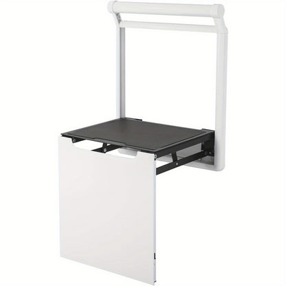 Douchekruk – Douchezitstoel – Douchestoel – Douchezitje – Badkamerkruk – Opklapbaar – Aluminium Frame & Imitatieleer – Max. Belastbaarheid 150 kg