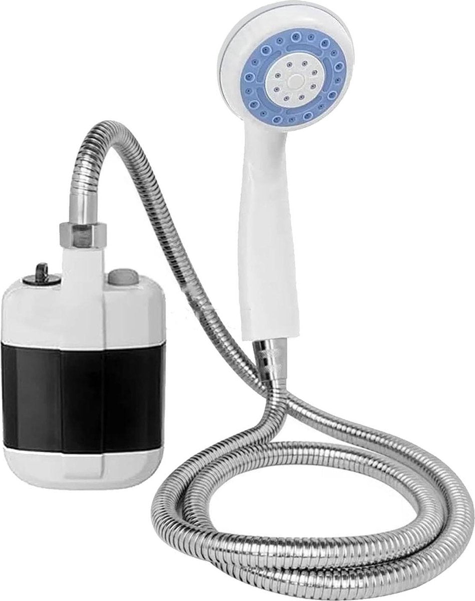 Draagbare Douche - Camping Douche - 4 tot 5 L/min - Outdoor Camping Douche - 2200mAh Oplaadbare Batterij - Elektrische Verwarmde Douchekop - voor Camping - Hiking en Reizen