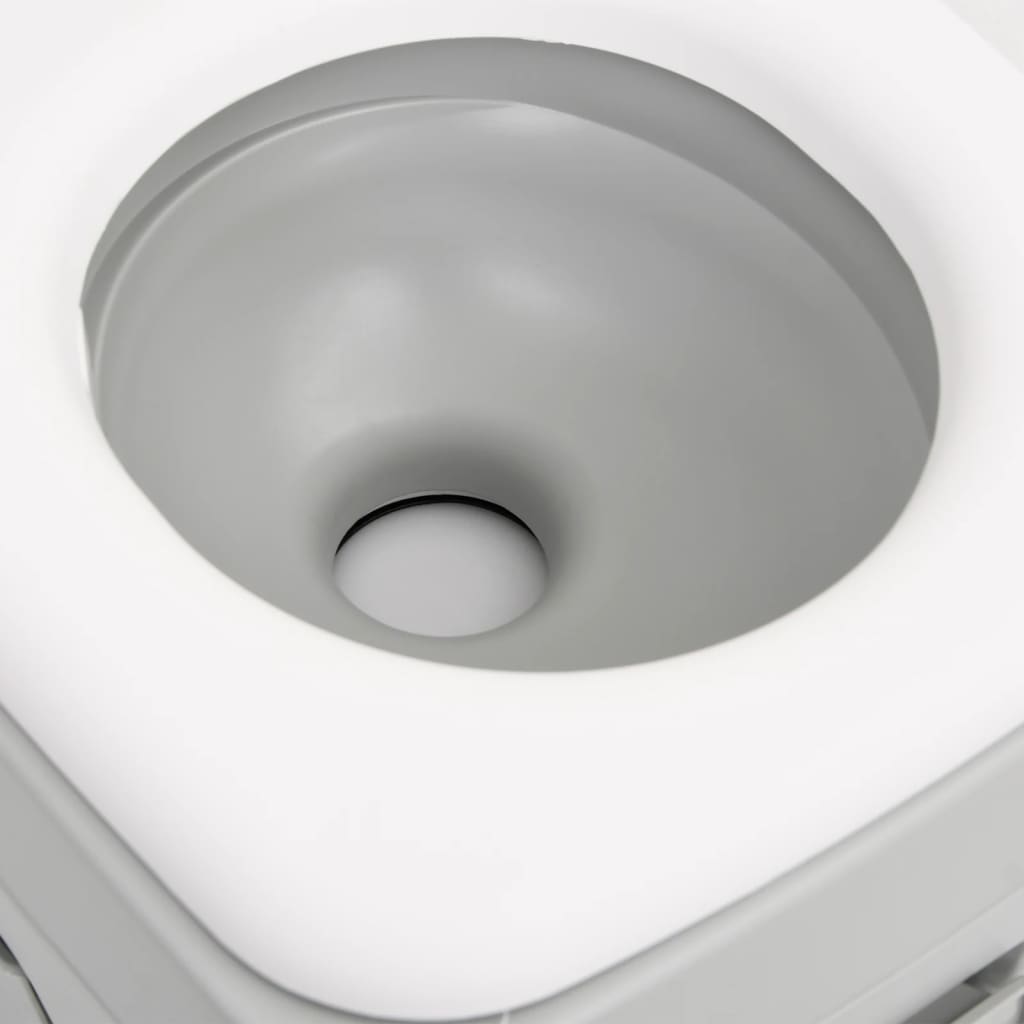 Draagbaar Toilet – Campingtoilet – Mobiel Toilet – Reistoilet – Camping WC – Schokbestendig Polyethyleen – Effectief Spoelsysteem – 41,5x36,5x37,5 cm