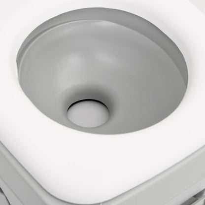 Draagbaar Toilet – Campingtoilet – Mobiel Toilet – Reistoilet – Camping WC – Schokbestendig Polyethyleen – Effectief Spoelsysteem – 41,5x36,5x37,5 cm