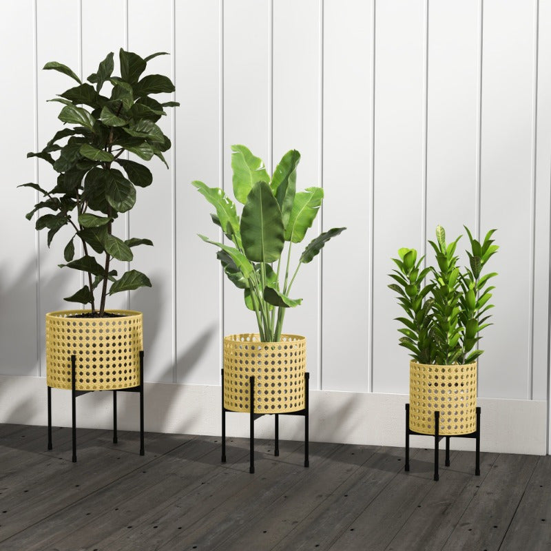 Plantenhouder – Plantenstandaard – Plantenrek – Plantenhouder 3 Niveaus – Gouden Kleur – Ruimtebesparend Ontwerp – Lichtgewicht
