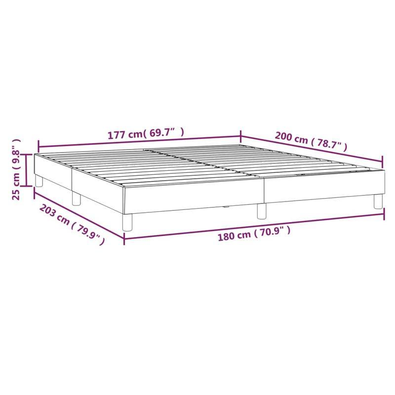 Modern Minimalist Bed Frame - Heavy-Duty Construction, Easy Assembly, Space-Saving Design, Compatible with All Mattresses, Ideal for Small Bedrooms & Apartments - Marrone Scuro (Dark Brown) - No Power Needed, Apartment Furnit