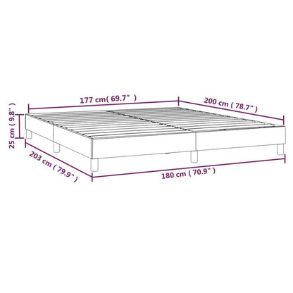 Modern Minimalist Bed Frame - Heavy-Duty Construction, Easy Assembly, Space-Saving Design, Compatible with All Mattresses, Ideal for Small Bedrooms & Apartments - Marrone Scuro (Dark Brown) - No Power Needed, Apartment Furnit