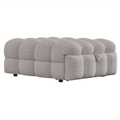 Bedbank – Slaapbank – Slaapstoel – Sleeper Sofa – 2-in-1 Bank – Teddy Stof – Compact Ruimtebesparend Design – Gemakkelijk Te Monteren