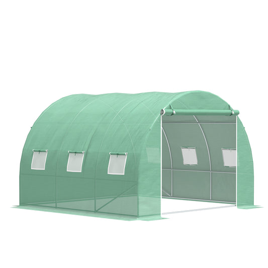 Tuinkas – Kweekkas – Serre – Groentekas – Tunnelkas – 3x3x2 Meter – Stalen Frame – UV-Bestendig