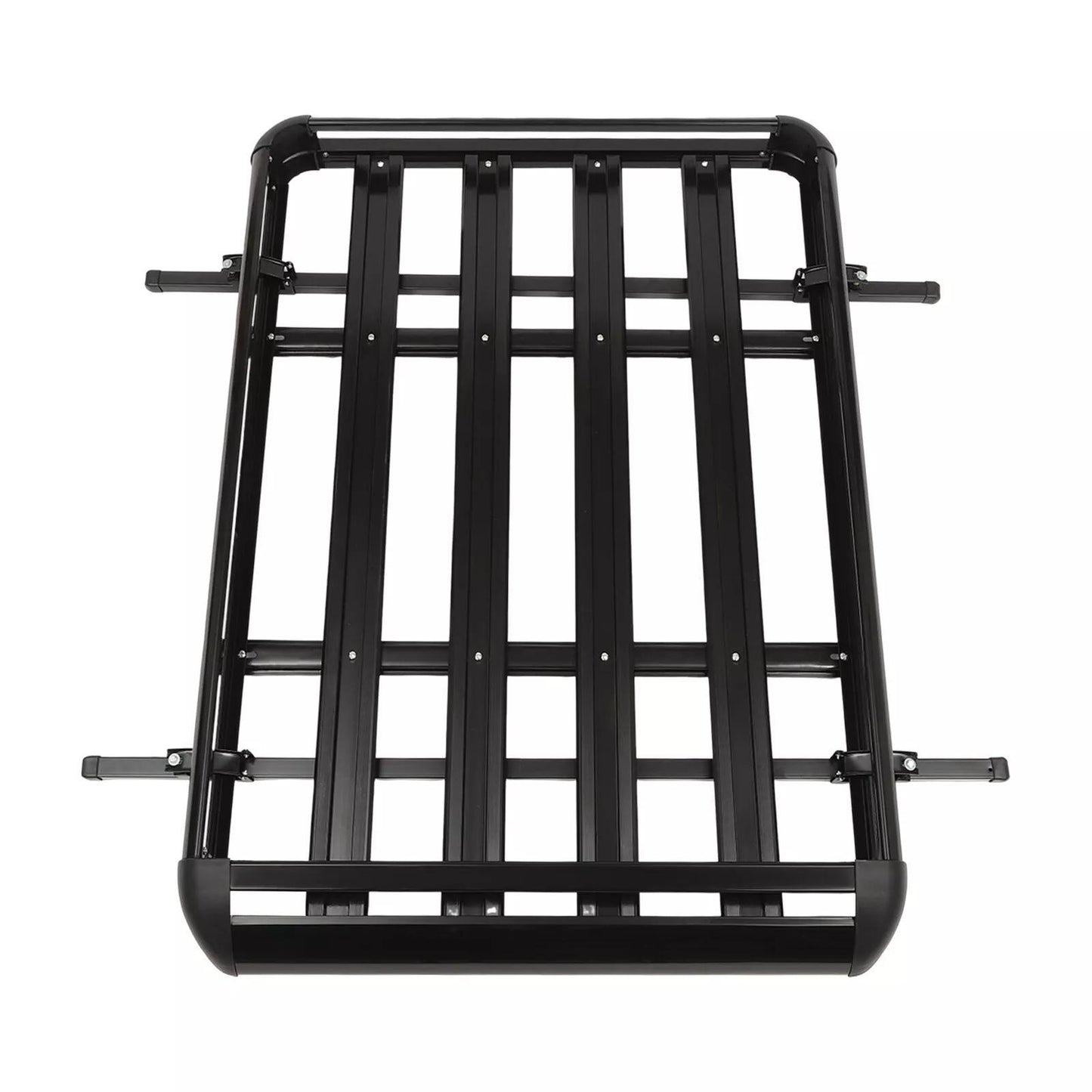 Universele Aluminium Dakdrager Mand – Dakkoffer – Autodrager – Dakbak – Rooftop Cargo Carrier – 140 cm – Verstelbaar – Sterk & Duurzaam – Zwart