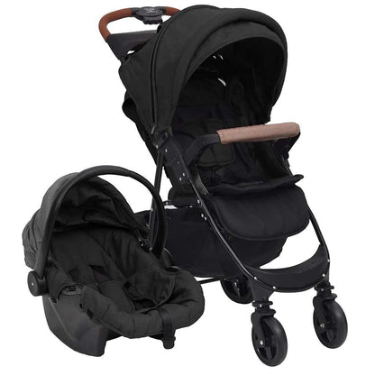 Buggy – Kinderwagen – Wandelwagen – Plooibuggy – Reisbuggy – Stevig Stalen Frame – Verstelbare Rugleuning & Voetensteun
