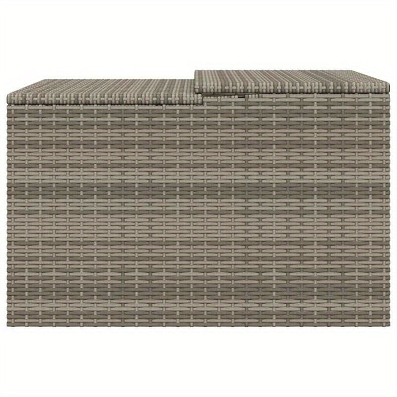 Grasmaaier Hoes – Maaierbescherming – Robotmaaier Cover – Tuinmachine Hoes – Waterafstotende Beschermhoes – Grijs – Polyrattan Materiaal – 86 x 90 x 52/57 cm