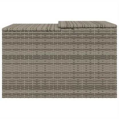 Grasmaaier Hoes – Maaierbescherming – Robotmaaier Cover – Tuinmachine Hoes – Waterafstotende Beschermhoes – Grijs – Polyrattan Materiaal – 86 x 90 x 52/57 cm