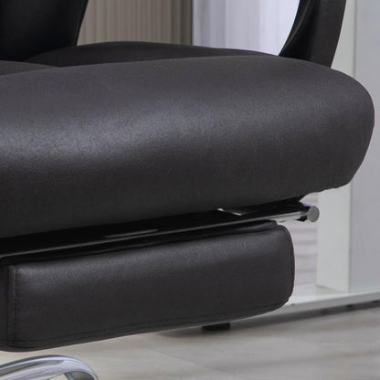 Bureaustoel – Ergonomische Stoel – Office Chair – Draaistoel – Bureaustoelen – Verstelbare Rugleuning 145° – Metalen Frame – Max. 120 kg – Zwart