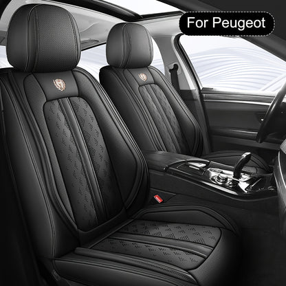 Leren Stoelhoezen Auto – Stoelbekleding – Autostoelhoezenset – Autohoes Universeel – 5-Zits Stoelhoezen – Volledige Set – Nappa Leer – Airbag Compatibel