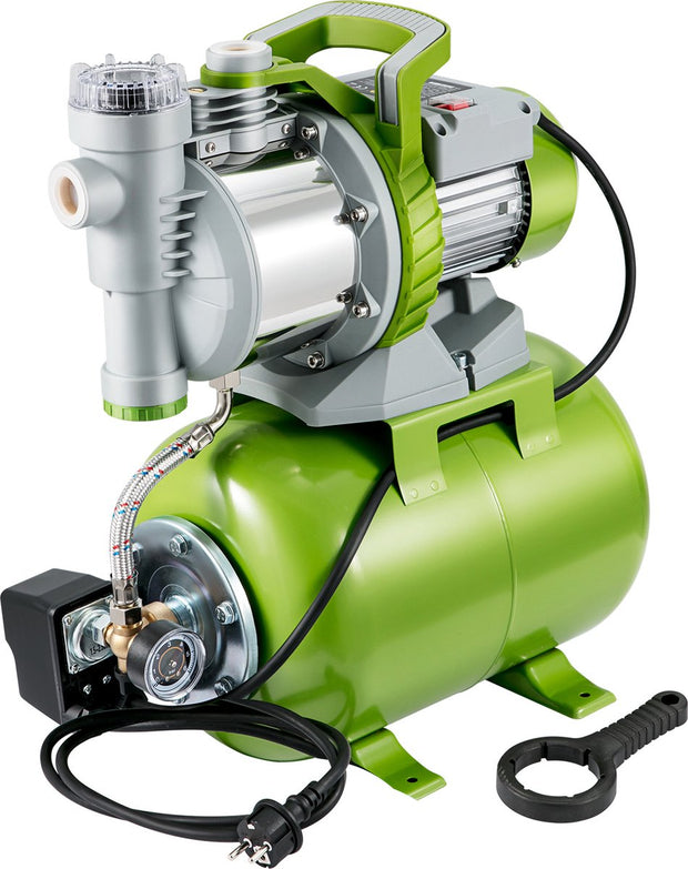 Tuinpomp - 1300W Irrigatiepomp - Max. Debiet 4200L/u - Geschikt voor Zwembaden en Ondiepe Bronnen