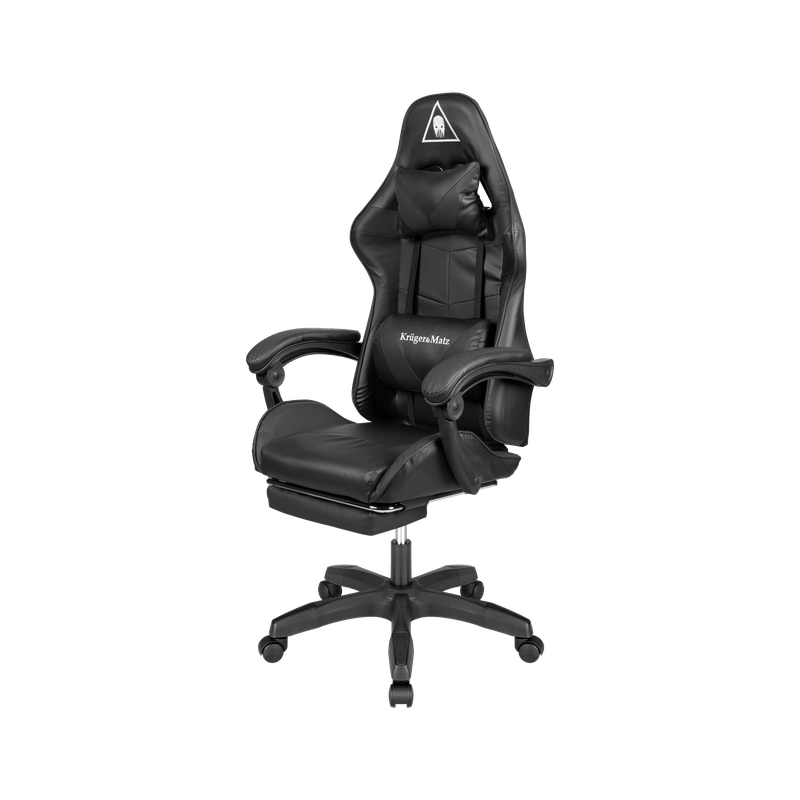 Gamingstoel – Gamestoel – Gaming Chair – Game Stoel – Bureaustoel – Verstelbare Rugleuning 145° – Voetsteun Met Massagefunctie - Zwart