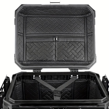 Motor Topkoffer – Motor Bagagekoffer – Achterkoffer – Motor Koffer – Motorbox – 45L Aluminium – Quick Release Systeem – Dubbel Slotensysteem