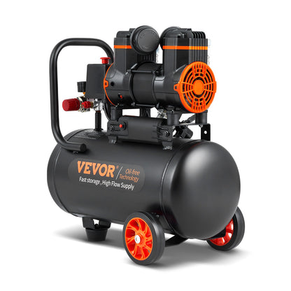 Air Compressor – Luchtcompressor – Bandenpomp – Compressor – Luchtpomp – 4.8 Gallon 18L – 900W Olievrij – Ultra Stil 70 dB