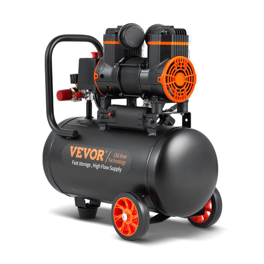 Air Compressor – Luchtcompressor – Bandenpomp – Compressor – Luchtpomp – 4.8 Gallon 18L – 900W Olievrij – Ultra Stil 70 dB
