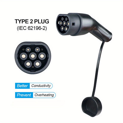 Laadkabel – Laadkabel Auto – Oplaadkabel EV – EV Kabel – Elektrische Auto Kabel – 5 Meter Lengte – 16A 1-Fase 3,6 kW – Schuko Stekker – Duurzaam PP Materiaal