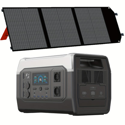 Draagbare Power Station – Portable Generator – Mobiele Stroomvoorziening – Noodstroom – 1024 Wh LiFePO4 Batterij – 1800 Watt Piekvermogen