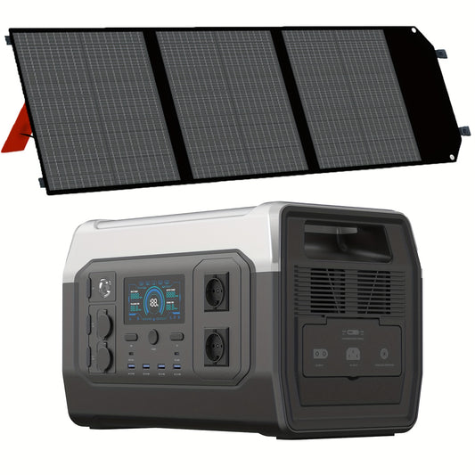 Draagbare Power Station – Portable Generator – Mobiele Stroomvoorziening – Noodstroom – 1024 Wh LiFePO4 Batterij – 1800 Watt Piekvermogen