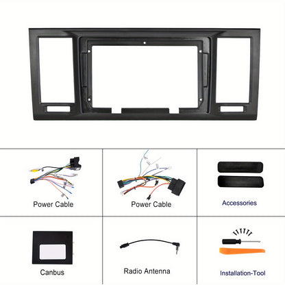 Android Autoradio – Navigatiesysteem – Multimedia Speler – Carplay Radio – Bluetooth Radio – 9 Inch 1280P HD IPS Scherm – Draadloze Connectiviteit Met AHD Achteruitrijcamera